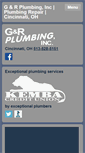 Mobile Screenshot of gandrplumbing.com